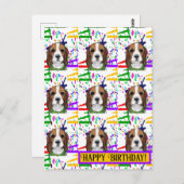 Beagle Postkarte (Vorne/Hinten)
