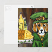 BEAGLE POSTKARTE (Vorne/Hinten)