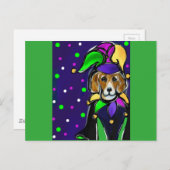 BEAGLE POSTKARTE (Vorne/Hinten)