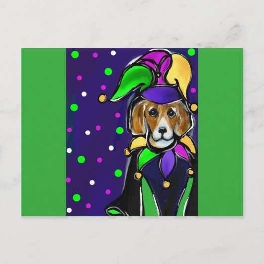 BEAGLE POSTKARTE (Vorderseite)