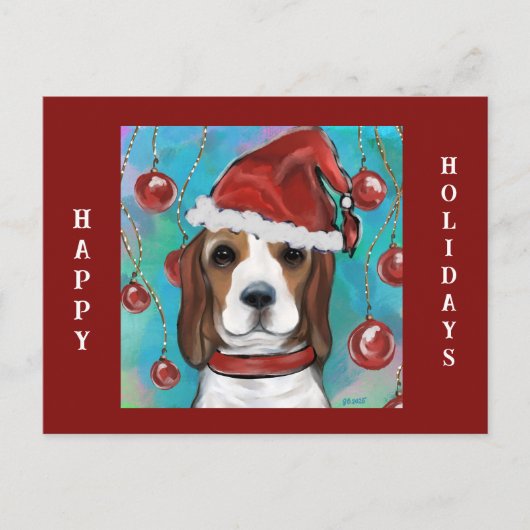 Beagle Postkarte (Vorderseite)