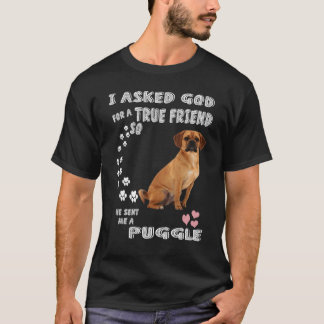 Beagle Pug Mutter Baby Puggle Vater Kostüm Süßer P T-Shirt