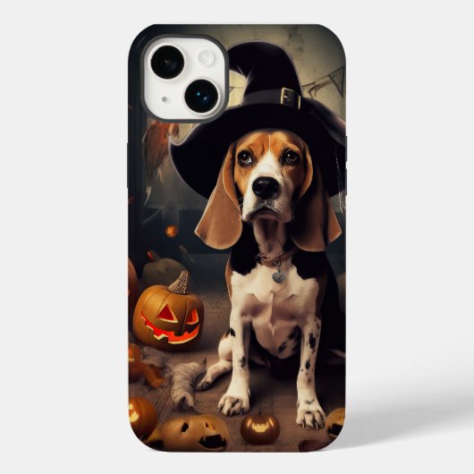 Beagle Pumpkins Halloween Beängstigend Case-Mate iPhone Hülle (Rückseite)