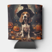 Beagle Pumpkins Halloween Beängstigend Dosenkühler (Rückseite)