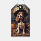 Beagle Pumpkins Halloween Beängstigend Geschenkanhänger (Vorderseite)