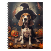 Beagle Pumpkins Halloween Beängstigend Notizblock (Vorderseite)