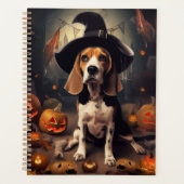 Beagle Pumpkins Halloween Beängstigend Planer (Vorderseite)