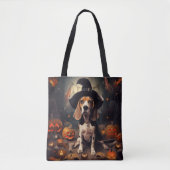 Beagle Pumpkins Halloween Beängstigend Tasche (Vorderseite)