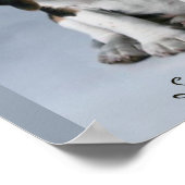 Beagle Puppy Dog Foto Poster (Ecke)