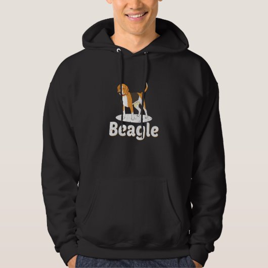 Beagle Puppy Dog Owner Pet Hoodie (Vorderseite)