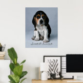 Beagle Puppy Dog Poster (Heimbüro)