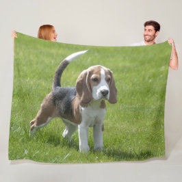 BEAGLE PUPPY FLEECEDECKE