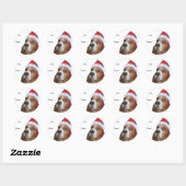 Beagle Puppy-Gift-Tags Runder Aufkleber (Blatt)
