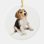 Beagle Puppy Keramikornament (Vorne)