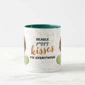 Beagle Puppy Kisses Fix Alles Tasse reparieren (Zentrum)