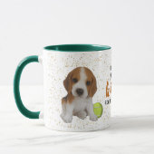 Beagle Puppy Kisses Fix Alles Tasse reparieren (Links)