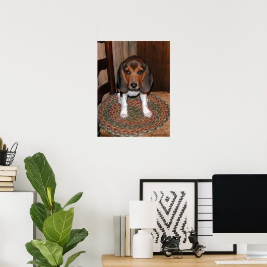 Beagle Puppy Poster (Heimbüro)