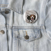 Beagle-Puppy-Sitting Button (Beispiel)