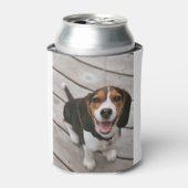 Beagle-Puppy-Sitting Dosenkühler (Kanne Vorderseite)