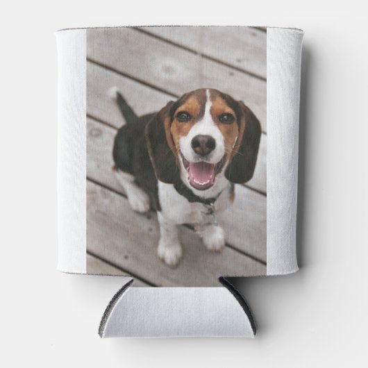 Beagle-Puppy-Sitting Dosenkühler (Vorderseite)