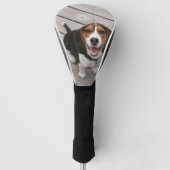 Beagle-Puppy-Sitting Golf Headcover (Vorderseite)