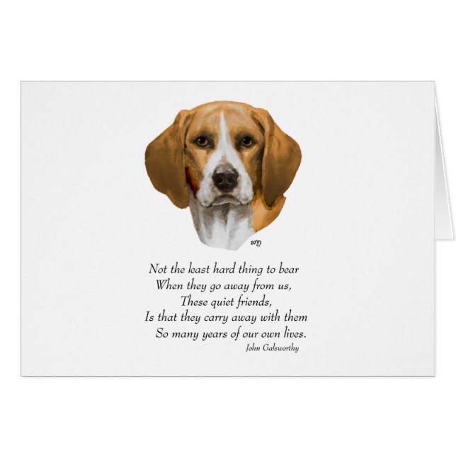 Beagle Rainbow Bridge (Vorderseite (Horizontal))