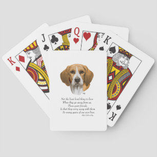 Beagle Rainbow Bridge Spielkarten