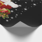 Beagle Reindeer präsentiert Weihnachtsgeschenk Geschenkpapier (Ecke)