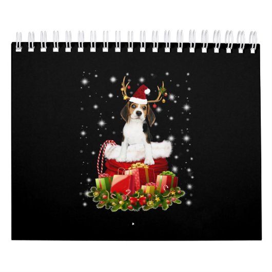 Beagle Reindeer präsentiert Weihnachtsgeschenk Kalender (Titelbild)