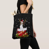 Beagle Reindeer präsentiert Weihnachtsgeschenk Tasche (Von Nahem)