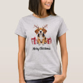 Beagle-Rentier T-Shirt (Vorderseite)