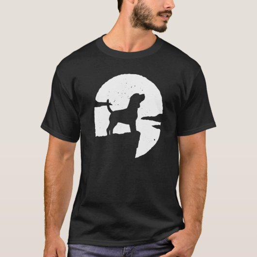 Beagle Retro T-Shirt (Vorderseite)