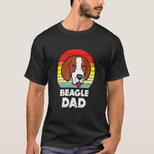 Beagle Retro Tierhundin Hund Männer T-Shirt