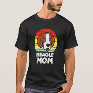 Beagle Retro Tierhundin Hunde Frauen T-Shirt