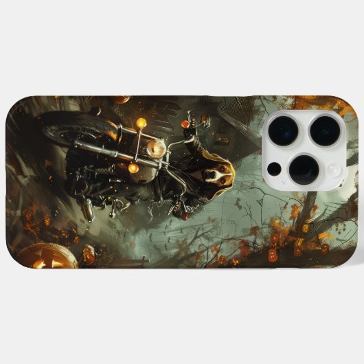 Beagle Riding Motorrad Halloween Beängstigend Case-Mate iPhone Hülle (Rückseite (Horizontal))
