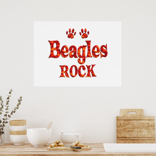 Beagle Rock Poster (Küche)