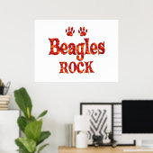 Beagle Rock Poster (Heimbüro)