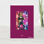 Beagle Rock Star Card Karte (Rückseite)