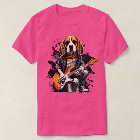 Beagle Rocker 2 T-Shirt (Design vorne)