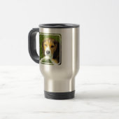 Beagle-rostfreie Reise-Tasse Reisebecher (Vorderseite Links)