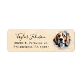 Beagle-Rücksendeadresse (Vorne)