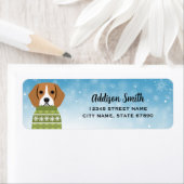 Beagle Rücksendeadressen-Aufkleber (Insitu)