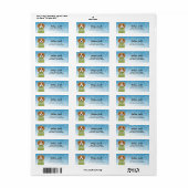 Beagle Rücksendeadressen-Aufkleber (Vorne)