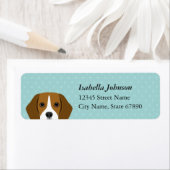 Beagle Rücksendeadressen-Aufkleber (Insitu)