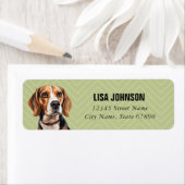 Beagle Rücksendeadressen-Aufkleber (Insitu)