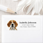 Beagle Rücksendeadressen-Aufkleber (Insitu)