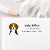 Beagle Rücksendeadressen-Aufkleber (Insitu)