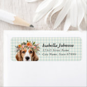 Beagle Rücksendeadressen-Aufkleber (Insitu)