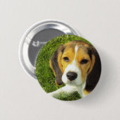 Beagle-runder Knopf Button (Vorne & Hinten)