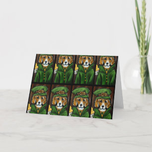 BEAGLE SAINT PATTY FEIERTAGSKARTE